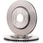 Brembo Bromsskiva 09B62810 fram, ventilerad, 1 Stycke