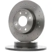 Brembo Bromsskiva 8508531 bak, perforerad, full, 1 Stycke