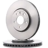 Brembo Bromsskiva 09C37711 fram, ventilerad, höggradigt förkolnad, 1 Stycke