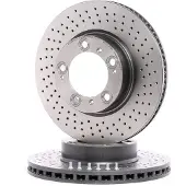 Brembo Bromsskiva 09C88011 fram, ventilerad, höggradigt förkolnad, 1 Stycke