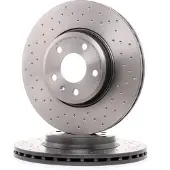 Brembo Bromsskiva 09A8201X fram, perforerad, ventilerad, perforerad, 1 Stycke
