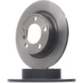 Brembo Bromsskiva 08B64911 bak, full, höggradigt förkolnad, 1 Stycke