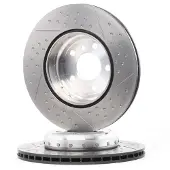 Brembo Bromsskiva 09C39513 bak, ventilerad, slits, höggradigt förkolnad, 1 Stycke