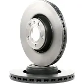 Brembo Bromsskiva 09C89511 fram, ventilerad, höggradigt förkolnad, 1 Stycke