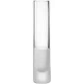 Leonardo 18633, Cylinderformat vas, Glas, Transparent, Vit, Glansig/Matt, Bord, inomhus