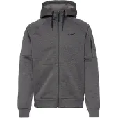 Nike Luvtröja Therma-FIT Fitness Full Zip - Grå/Svart, storlek Medium