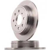 Delphi Bromsskivor BG2538 bak, full, 2 Stycke