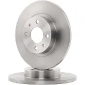 Delphi Bromsskivor BG2411, fram, full, 2 Stycke