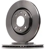 Delphi Bromsskivor BG3620 fram, ventilerad, 2 Stycke