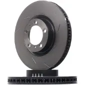 Brembo Bromsskiva 09C54931 fram, ventilerad, slits, höggradigt förkolnad, 1 Stycke