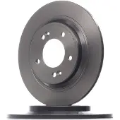 Brembo Bromsskiva 08D22011 bak, full, höggradigt förkolnad, 1 Stycke