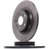 Brembo Bromsskiva 08D24911 bak, full, höggradigt förkolnad, 1 Stycke