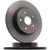 Brembo Bromsskiva 09D24611 bak, ventilerad, 1 Stycke
