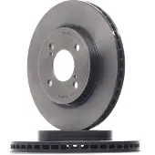 Brembo Bromsskiva 09D24711 fram, ventilerad, 1 Stycke