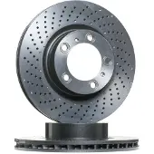 Brembo Bromsskiva 09D93011 fram, ventilerad, höggradigt förkolnad, 1 Stycke