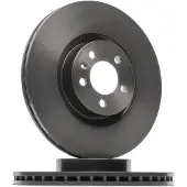 Brembo Bromsskiva 09D76611 fram, ventilerad, höggradigt förkolnad, 1 Stycke