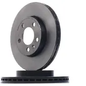 Brembo Bromsskiva 09D57011 fram, ventilerad, höggradigt förkolnad, 1 Stycke