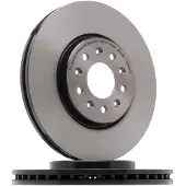 Brembo Bromsskiva 09D60811 fram, ventilerad, höggradigt förkolnad, 1 Stycke