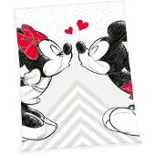 Herding Mickey & Minnie fleecefilt - 150 x 200 cm