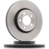TRW Bromsskiva DF6964 fram, ventilerad, 1 Stycke