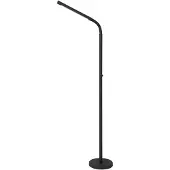 Lucide LED golvlampa Gilly, dimbar, Svart, Vardagsrum / matsal, Metall, Modern, LED-golvlampa