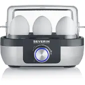 Severin EK 3169, 6 ägg, Rostfritt stål, 0,7 m, Svart, Rostfritt stål, 420 W, 150 mm