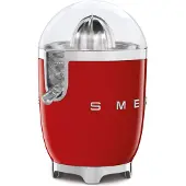 Smeg 50''s Style Citruspress CJF11RDEU Röd, Röd, Rostfritt stål, Rostfritt stål, Plast, 1 m, Plast, 70 W