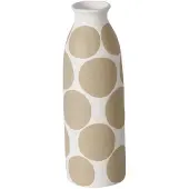 Boltze keramikvas med grafiskt mönster PUNTY, 28 cm