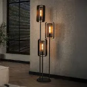 Zijlstra Golvlampa Alma, Svart, Vardagsrum / matsal, Metall, Modern, Golvlampa