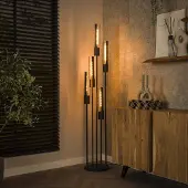 Zijlstra Golvlampa Tube, Svart, Vardagsrum / matsal, Metall, Modern, Golvlampa
