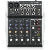 Behringer Xenyx 802S, 2 kanaler, 12 W, Svart, Silver