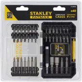 Stanley 40 st bits och hylsor 1/4, FATMAX, [STA88560-XJ]