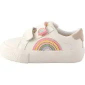 Next Sneaker ljusblå / brun / gul / off-white