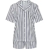 s.Oliver Kort pyjamas marinblå / svart / vit