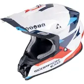 Scorpion VX-16 Evo Rod Crosshjälm Grå/Orange M Unisex