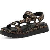 Tamaris Trekkingsandal brun / cappuccino / svart
