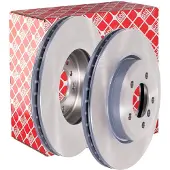 FEBI BILSTEIN Bromsskiva 43946 fram, ventilerad, höggradigt förkolnad, 1 Stycke
