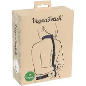 Fetish Vegan - handfängselset - justerbar - svart