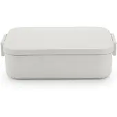 Brabantia Make & Take, Lunchlåda, Vuxen, Ljusgrå, Plast, Monokromatiskt, Rektangulär