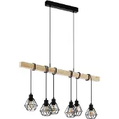 Eglo TOWNSHEND 5 LÅNGBORD 6L SVART/EG