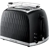 Russell Hobbs Honeycomb Negro 26061-56 Brödrost 2 Spår