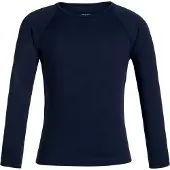 Icebreaker Kids' 200 Oasis Longsleeve Crewe Midnight Navy