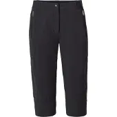 Vaude Women's Farley Stretch Capri III, vandringsbyxor, dam, svart