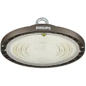Signify Ledinaire Highbay BY020P 10500lm/840 bländningsskyddad (WB) grå
