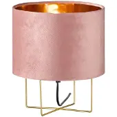 Honsel Modern bordslampa rosa med guld - Rosalina