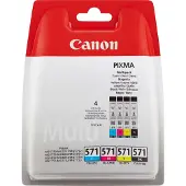 Canon CLI-571 BK/C/M/Y bläckpatron 4-pack (original)