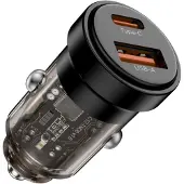 Tech-Protect CC03 45W bil-laddare med dubbla portar - svart