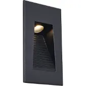 QAZQA Modern infälld vägglampa svart 7 cm inkl. LED IP65 - Trem