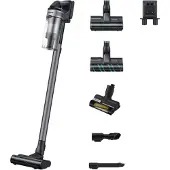 Samsung Jet 75E Pet VS20B75AGR1 - Dammsugare - skaft/handhållen (2-i-1) - utan påse - sladdlös - black ChroMetal/teal mint - 1 batteri, laddare medföljer