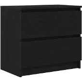 vidaXL TV-bänk svart 60x35x54 cm konstruerat trä
